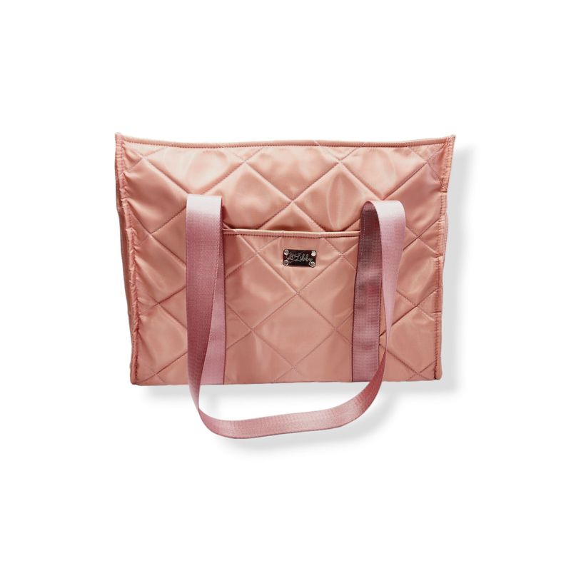 LB LIBBY CALZADOS Y ACCESORIOS - TOTE BAG LIBBY - BOLSO DE MANO COLOR PALO ROSA
