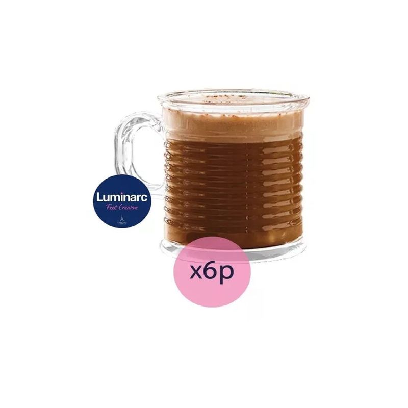 LUMINARC - Mug set X6 250 ml Conserve Moi