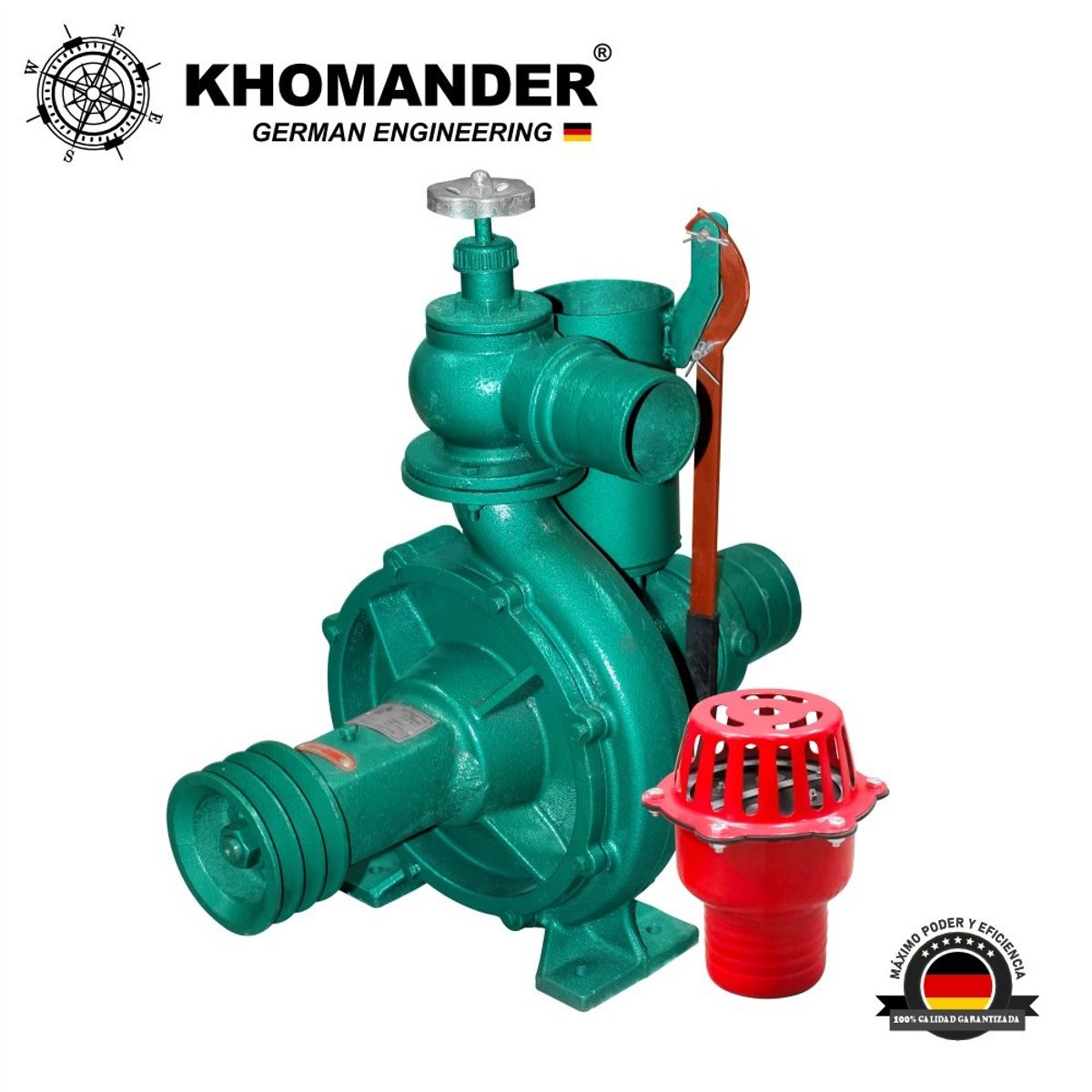 KHOMANDER - BOMBA DE AGUA EJE LIBRE 4X3 PULGADAS ALTA PRESION - KHOMANDER
