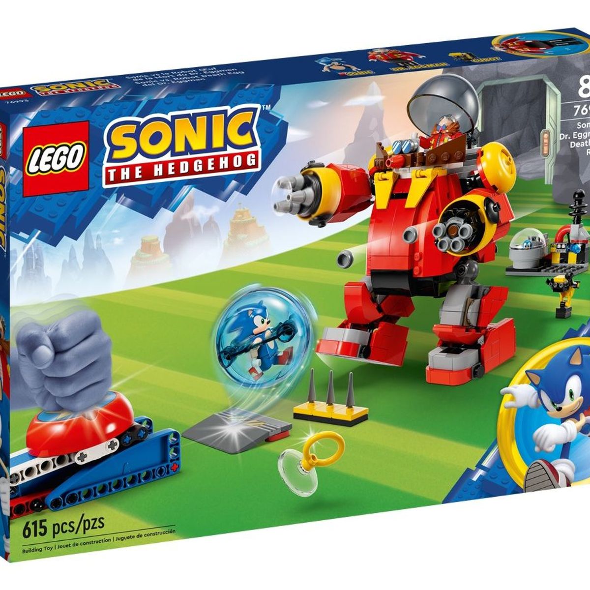 LEGO - LEGO 76993 Sonic vs Robot Death Egg del Dr Eggman