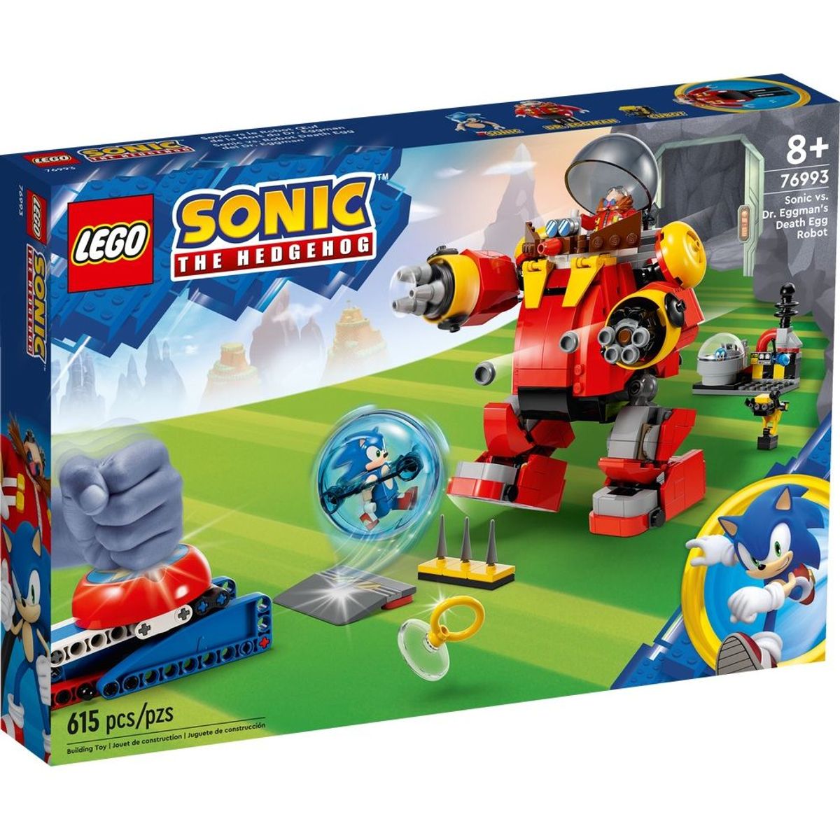 LEGO - LEGO 76993 Sonic vs Robot Death Egg del Dr Eggman