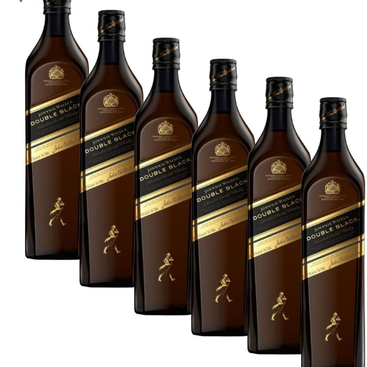 JOHNNIE WALKER - PACK 6 UNIDADES WHISKY JOHNNIE WALKER DOUBLE BLACK 750ML