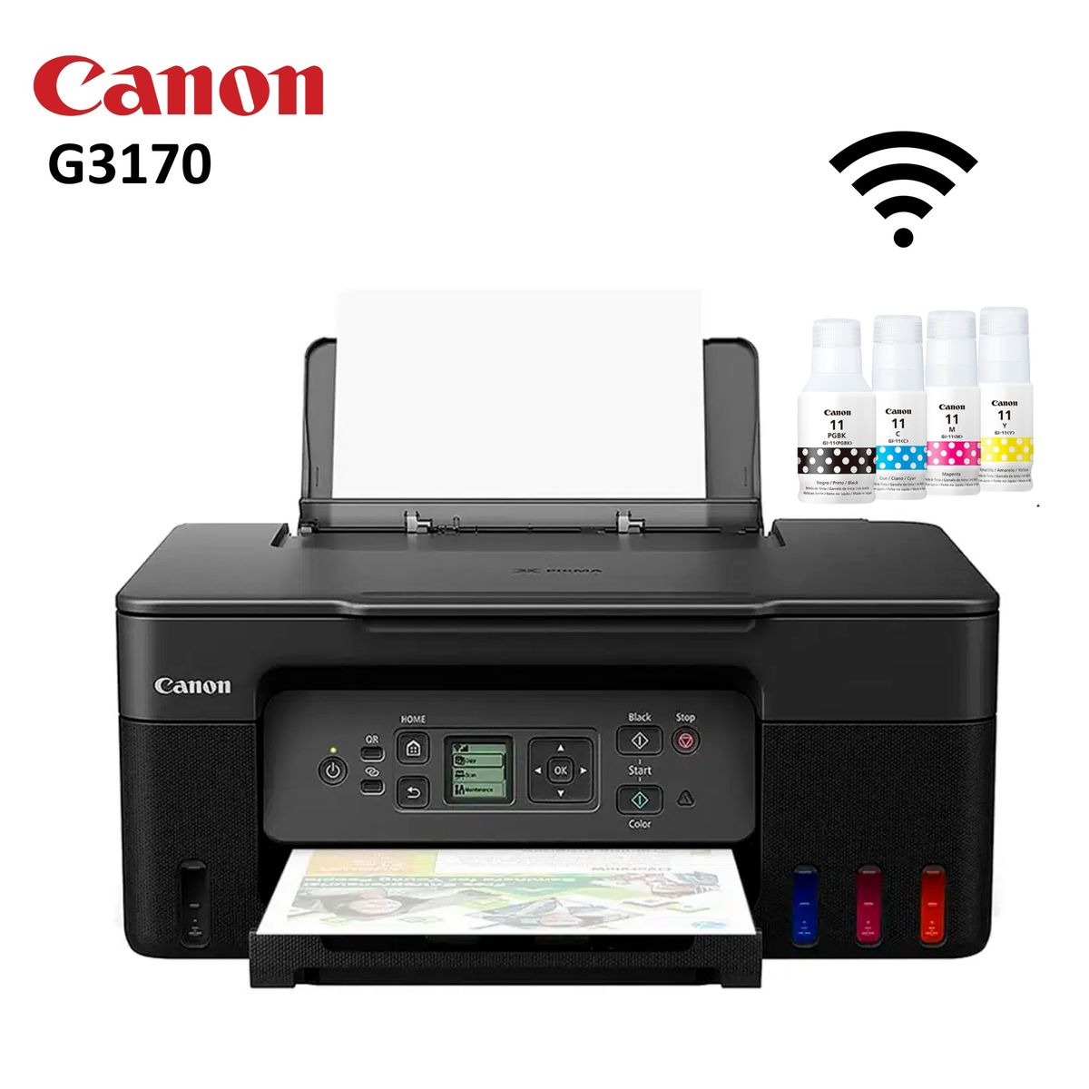 CANON - Impresora canon G3170 Wifi Multifuncional Canon Pixma G3170