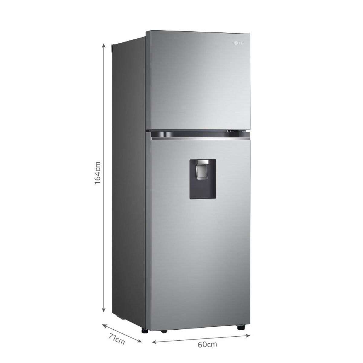 LG - Refrigeradora LG 314L No Frost GT31WPP Plateada