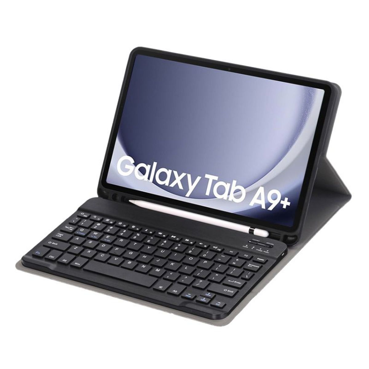 RENVMEXY - Funda con teclado Bluetooth A09B Negro Para Galaxy Tab A9 Plus 11 pulgadas