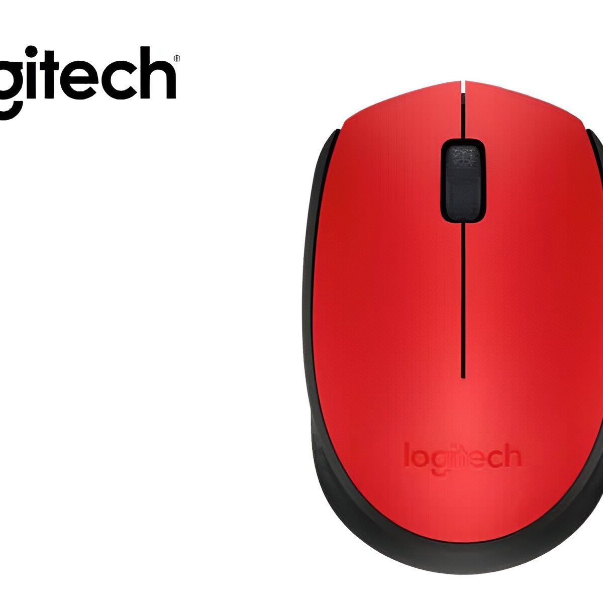 LOGITECH - MOUSE LOGITECH M170 WIRELESS RED ROJO
