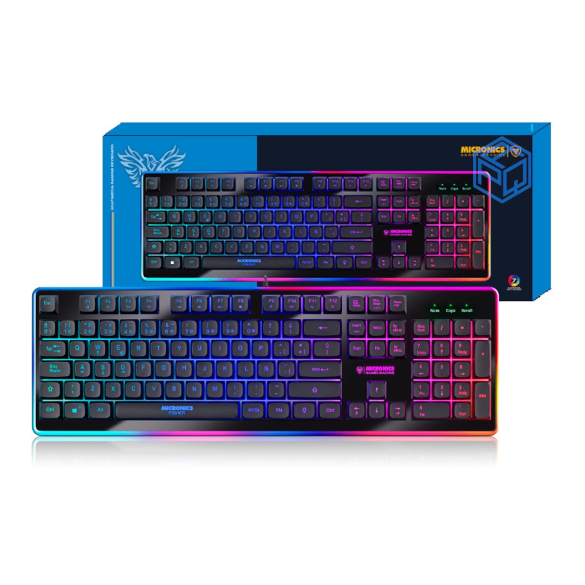 MICRONICS - TECLADO MICRONICS FISHER - MIC K801R