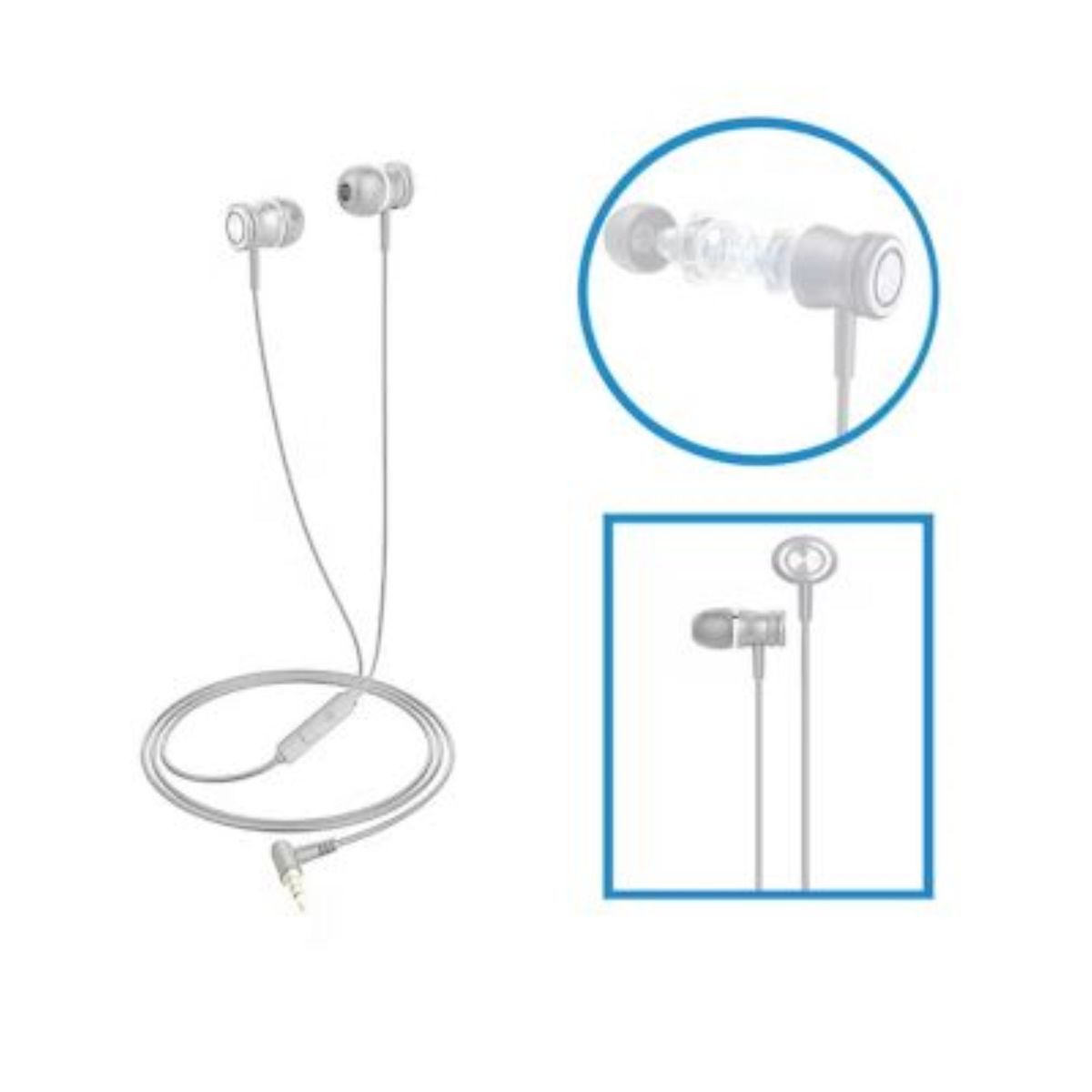 HAVIT - Audífono Havit E303P con Micrófono Blanco