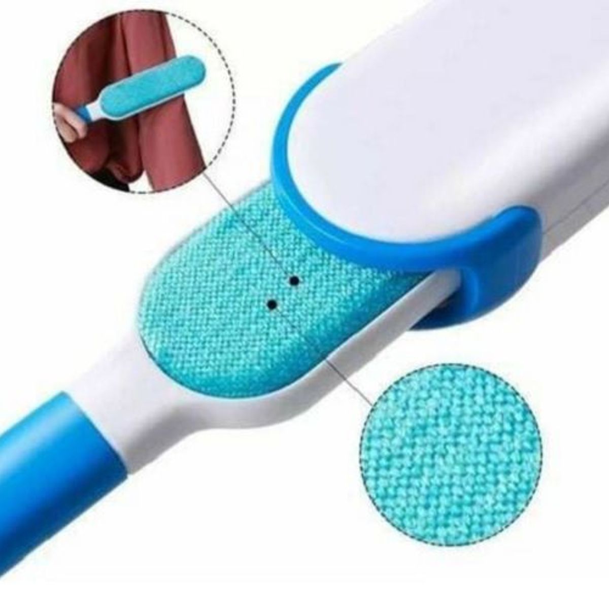 GENERICO - REMOVEDOR SACA PELUSAS MOTAS Y PELOS PERROS GATOS ALFOMBRA