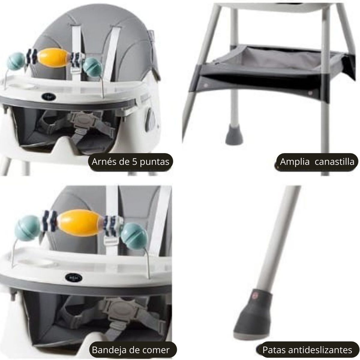 STOKKER BABY - Silla de Comer Ploma de bebé modelo Venus Stokker