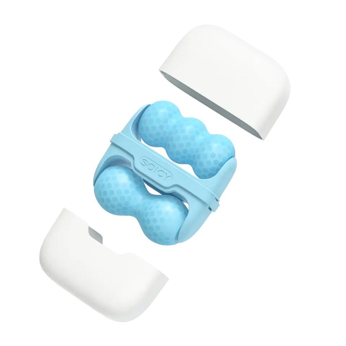 GENERICO - RODILLO DE HIELO FACIAL MASAJEADOR ONDULADO DE NUEVO DISEÑO