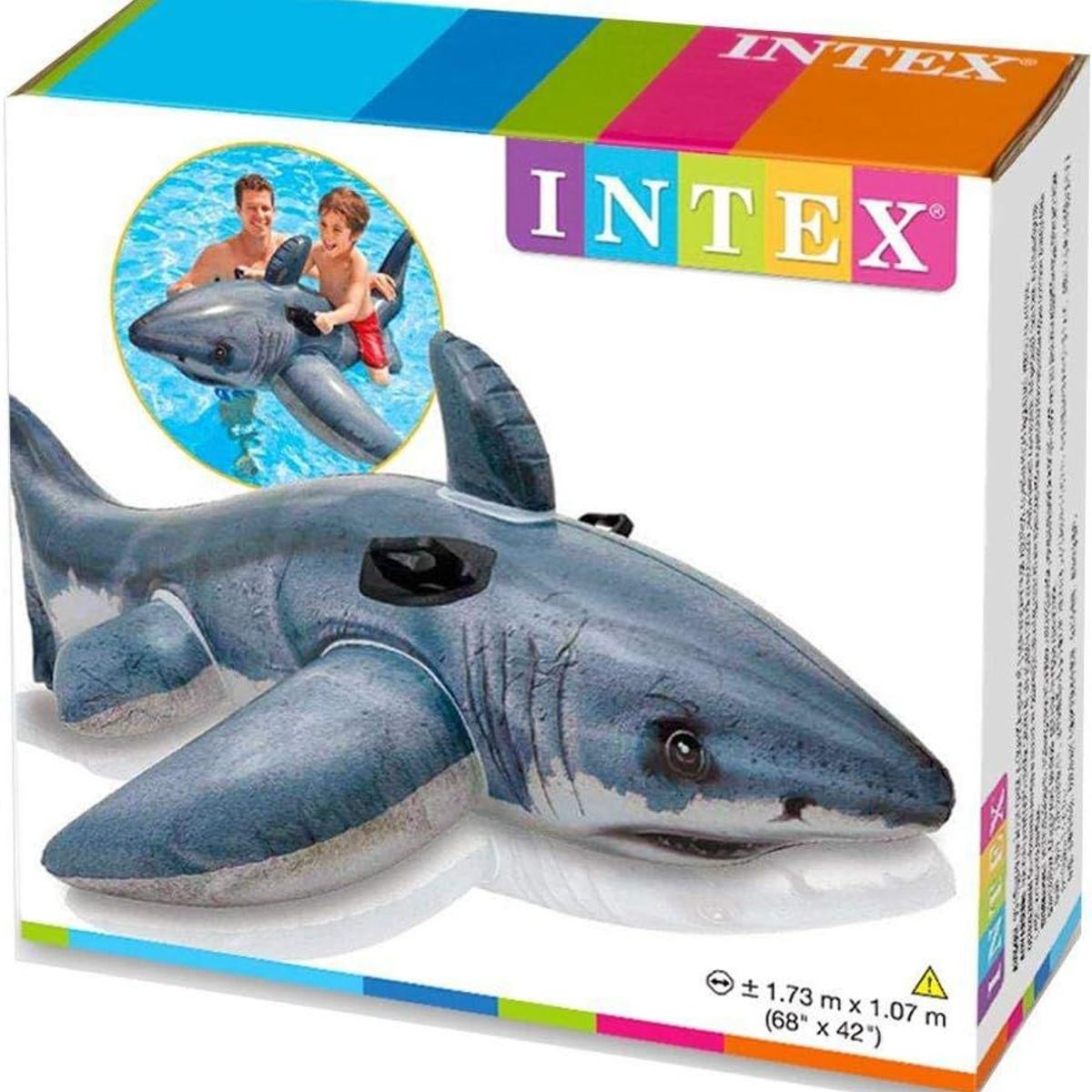 Intex - Flotador inflable modelo Tiburón Intex