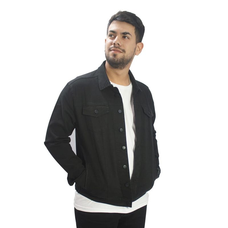 DM DEXMEN - Casaca Dexmen Jean Negro