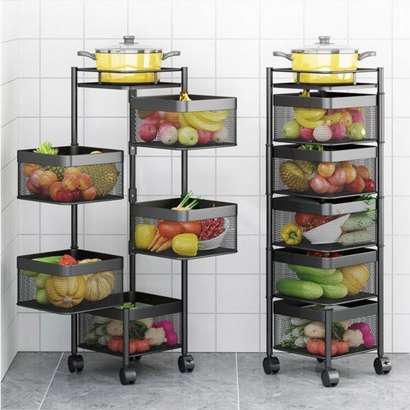 GENERICO - ESTANTE DE COCINA DE 5 NIVELES CUADRADO