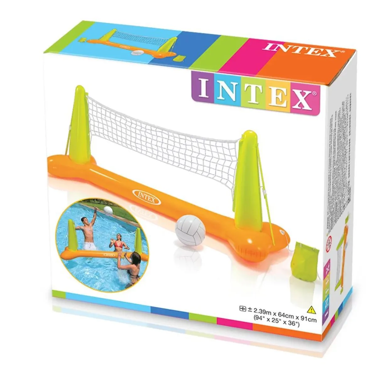 INTEX - Net de vóley para piscina inflable - intex