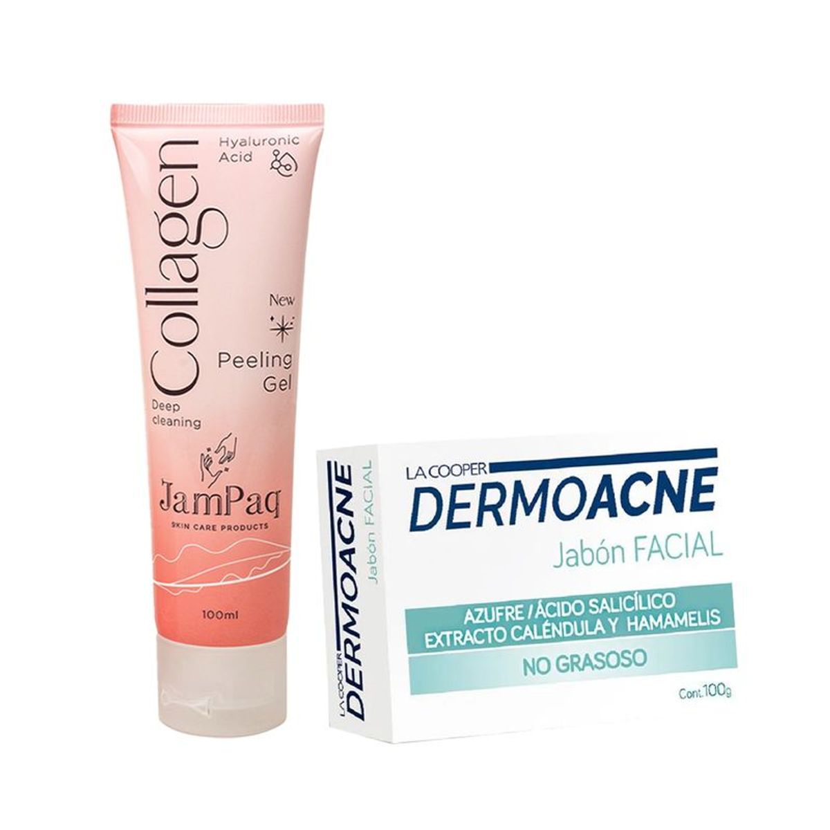 GENERICO - Crema Corporal Colágeno + Jabón Facial Dermoacné