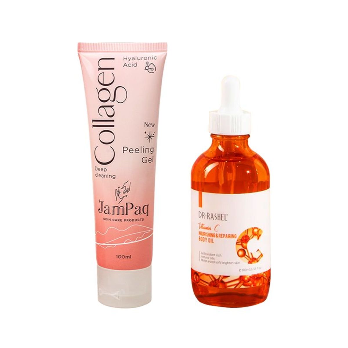 GENERICO - Crema Corporal Colágeno + Aceite Corporal vitamina C_.
