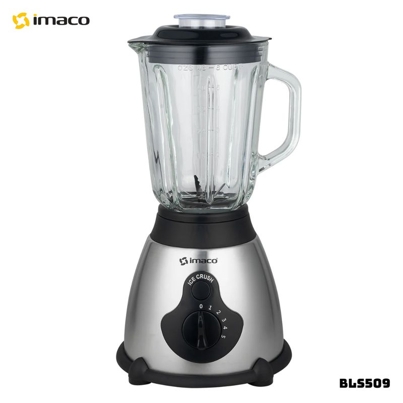 IMACO - LICUADORA IMACO 15L 450W ACERO CON VASO DE VIDRIO BLS509