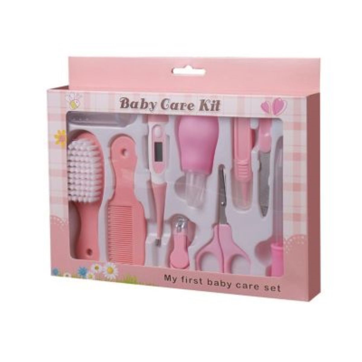 GENERICO - Set Baby Care de Limpieza para Bebes 10 Pcs Rosado