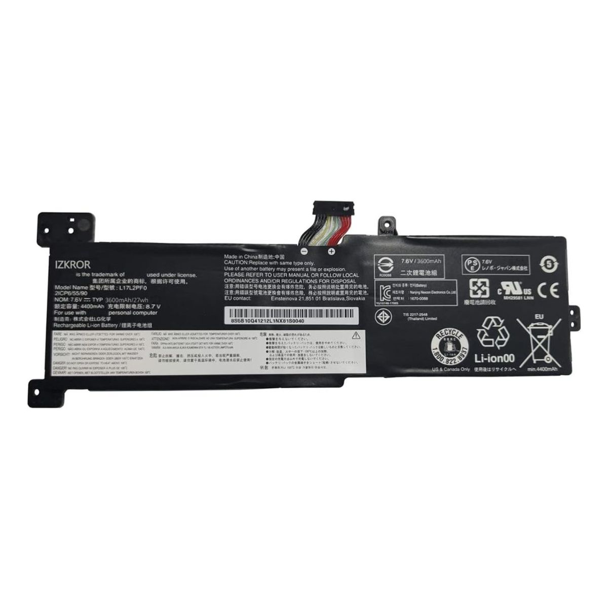 OEM - Batería Para Laptop Lenovo.  L17L2PF0 Ideapad 330-15arr Serie 81D2