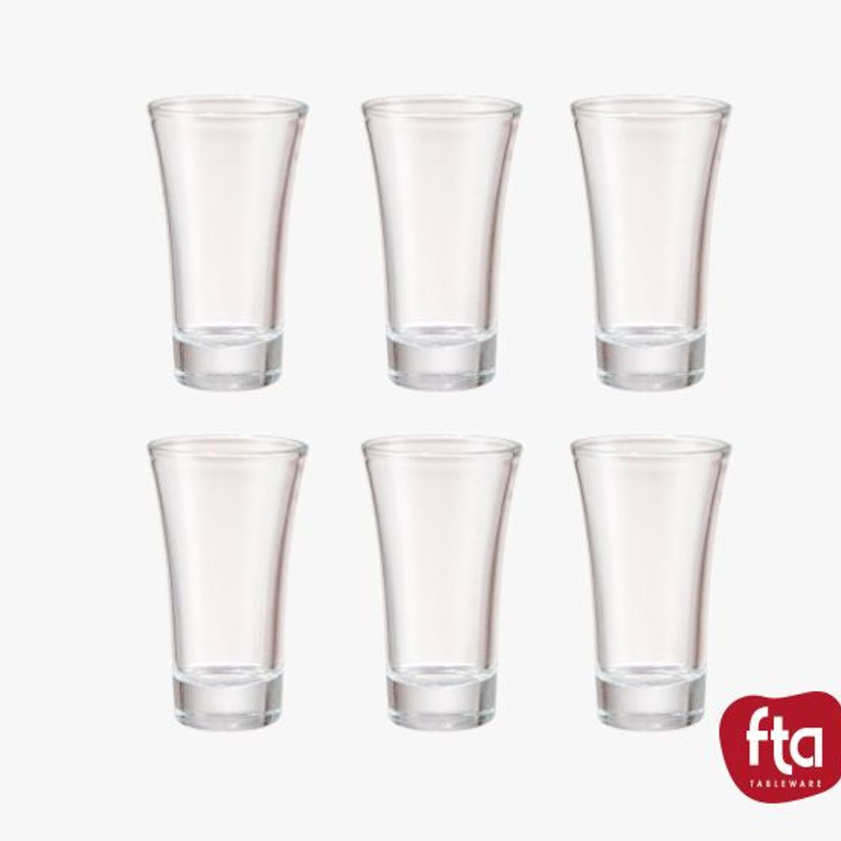 FTA - Vaso de  shot 65 CL Juego  de 6 Campeche