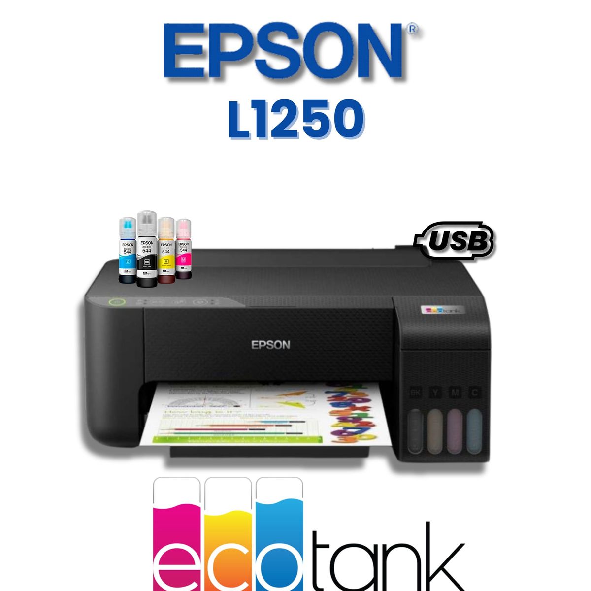 EPSON - IMPRESORA EPSON ECOTANK L1250