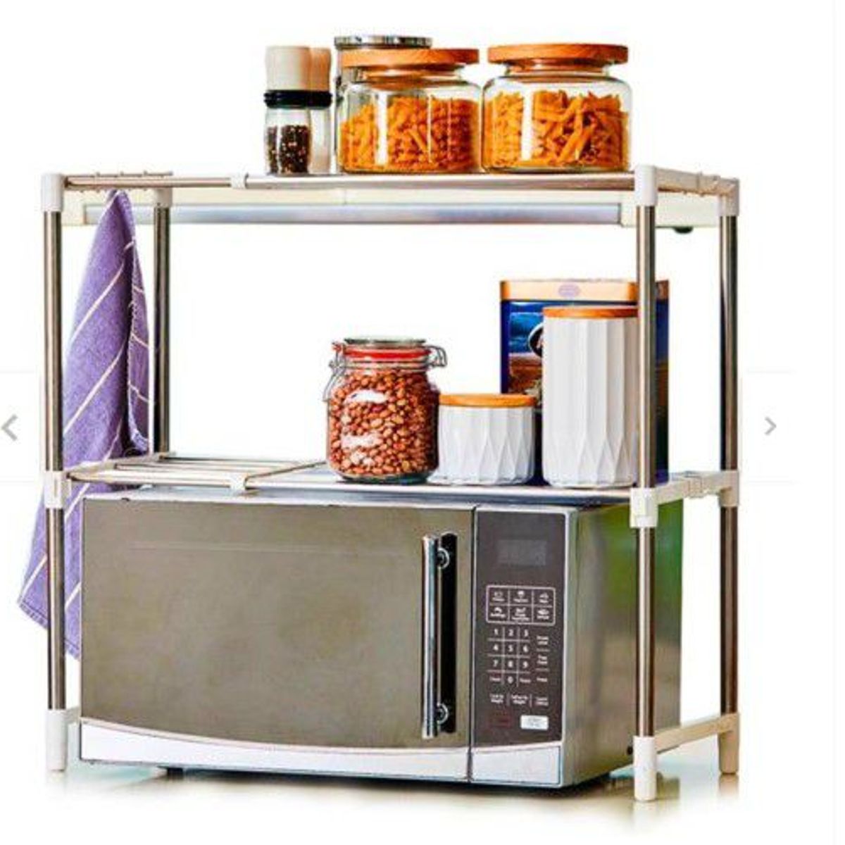 GENERICO - Estante Organizador de Microondas Expandible