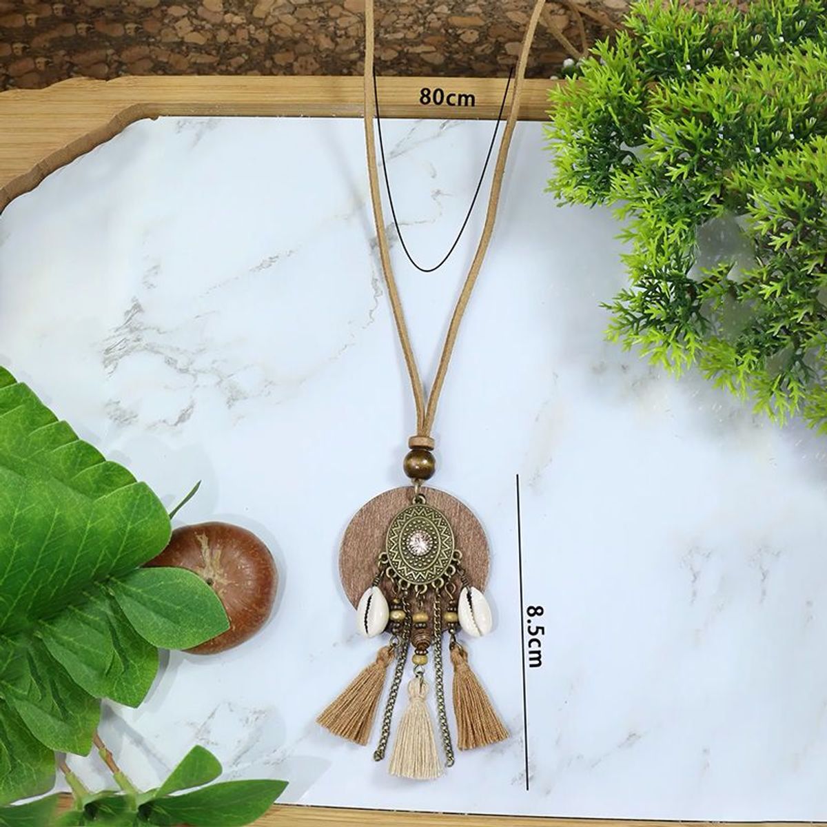 SHOPSMART - Collar Mae en Madera