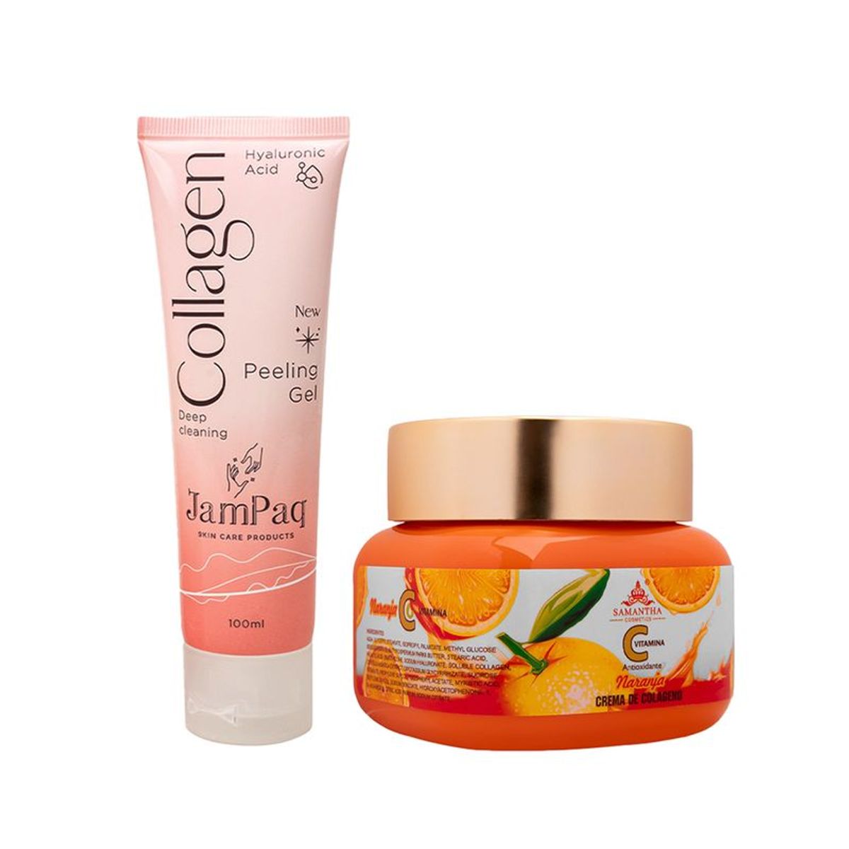 GENERICO - Crema Corporal Colágeno +Crema Facial Colágeno y vitamina C