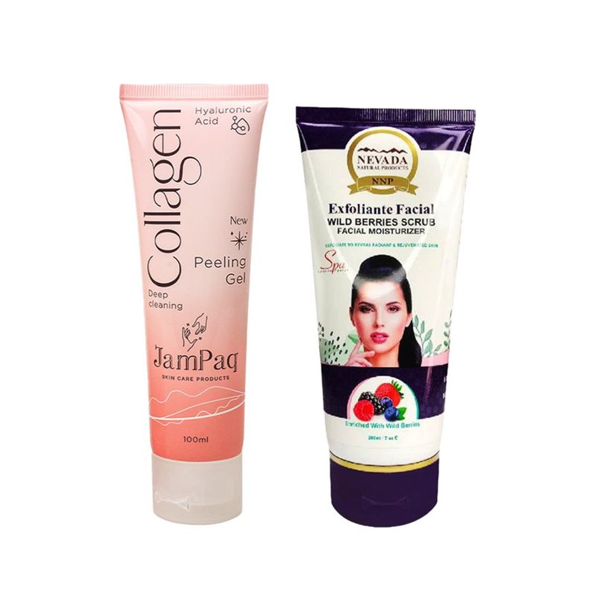 NEVADA NATURAL PRODUCTS - Crema Corporal Colágeno + Exfoliante Facial Bayas Silvestres