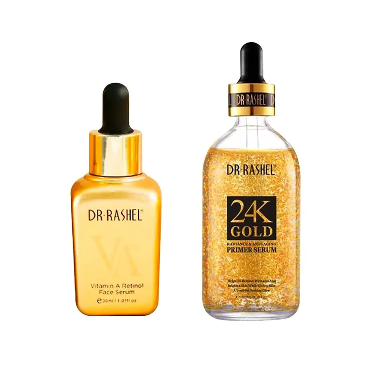 GENERICO - Suero Facial Retinol Vitamina A + Suero Aclarante 24k Oro_.