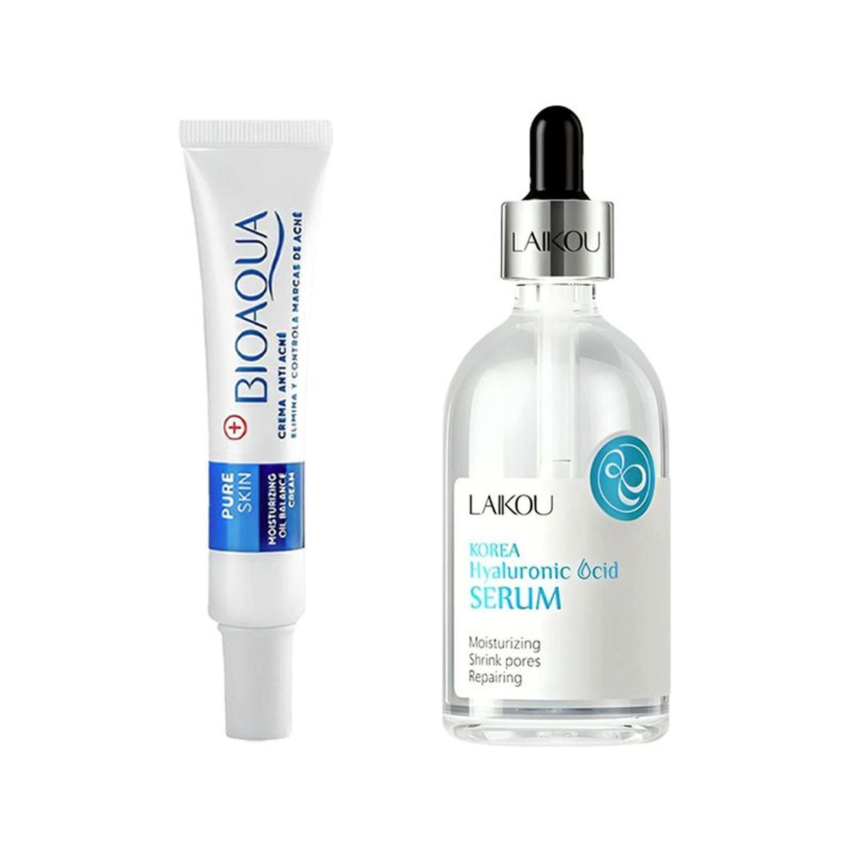GENERICO - Crema Facial Eliminadora de Acné + Serum Facial Korean AH_.
