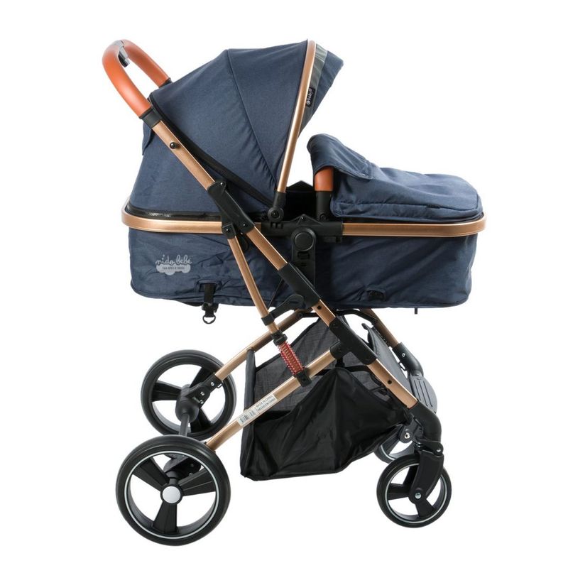 EBABY - Coche moisés Saturno Ebaby de bebé color Azul