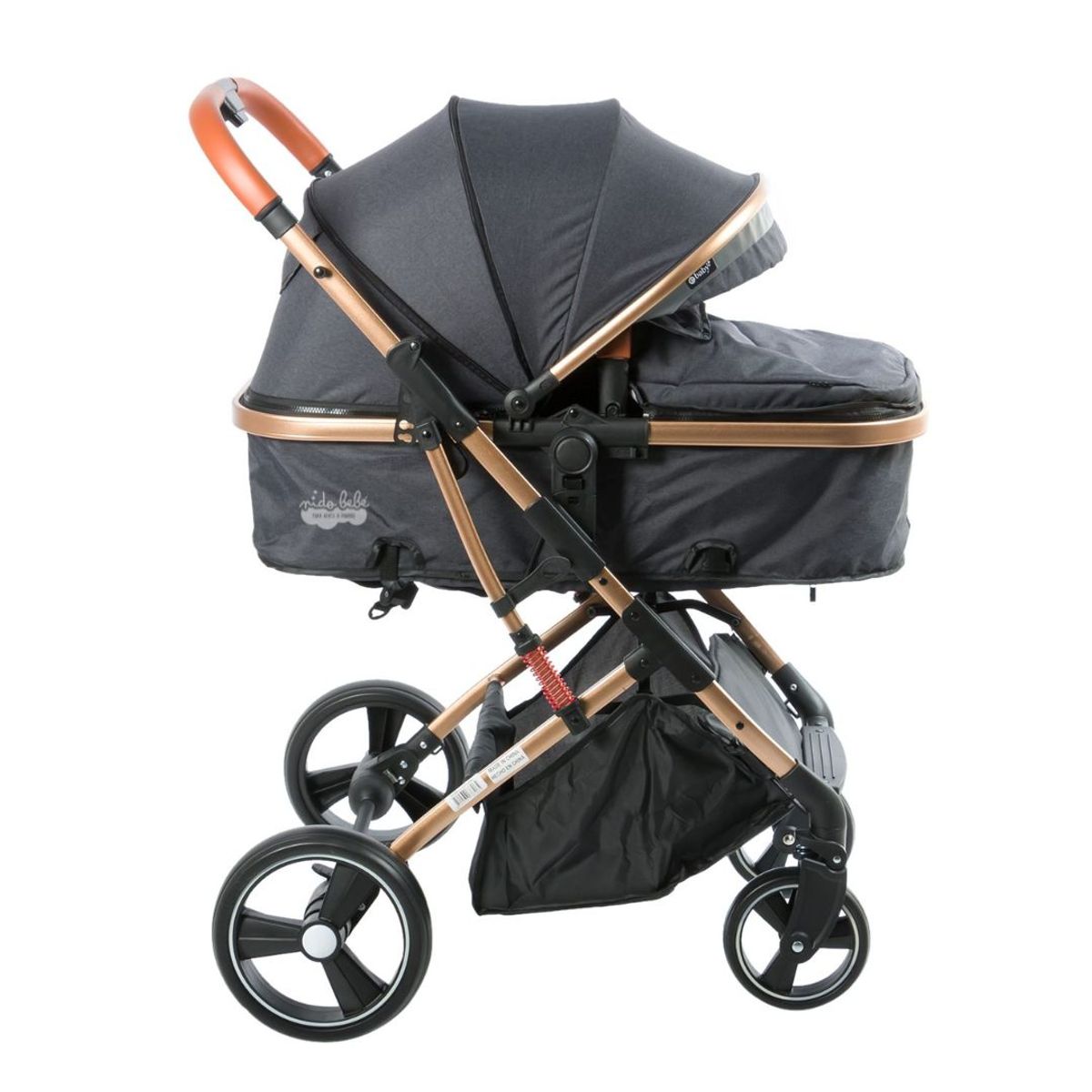 EBABY - Coche moisés Saturno Ebaby de bebé color Negro