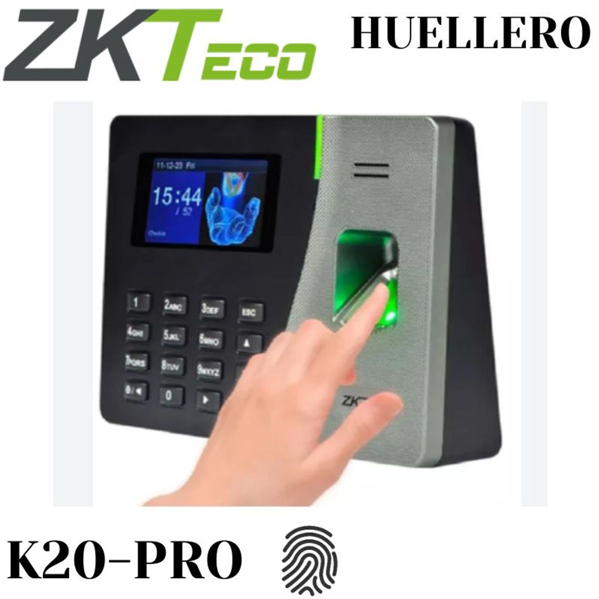 ZKTECO - CONTROL DE ASISTENCIA BIOMETRICO ZK20-PRO