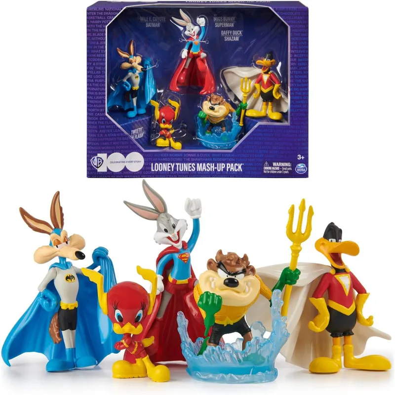 DC COMICS - Dc Comics - 5 figuras Looney Tunes 100 Aniversario De WB.