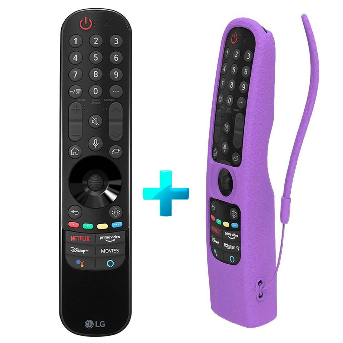 LG - Control LG Magic Remote MR22GN Funda Morada