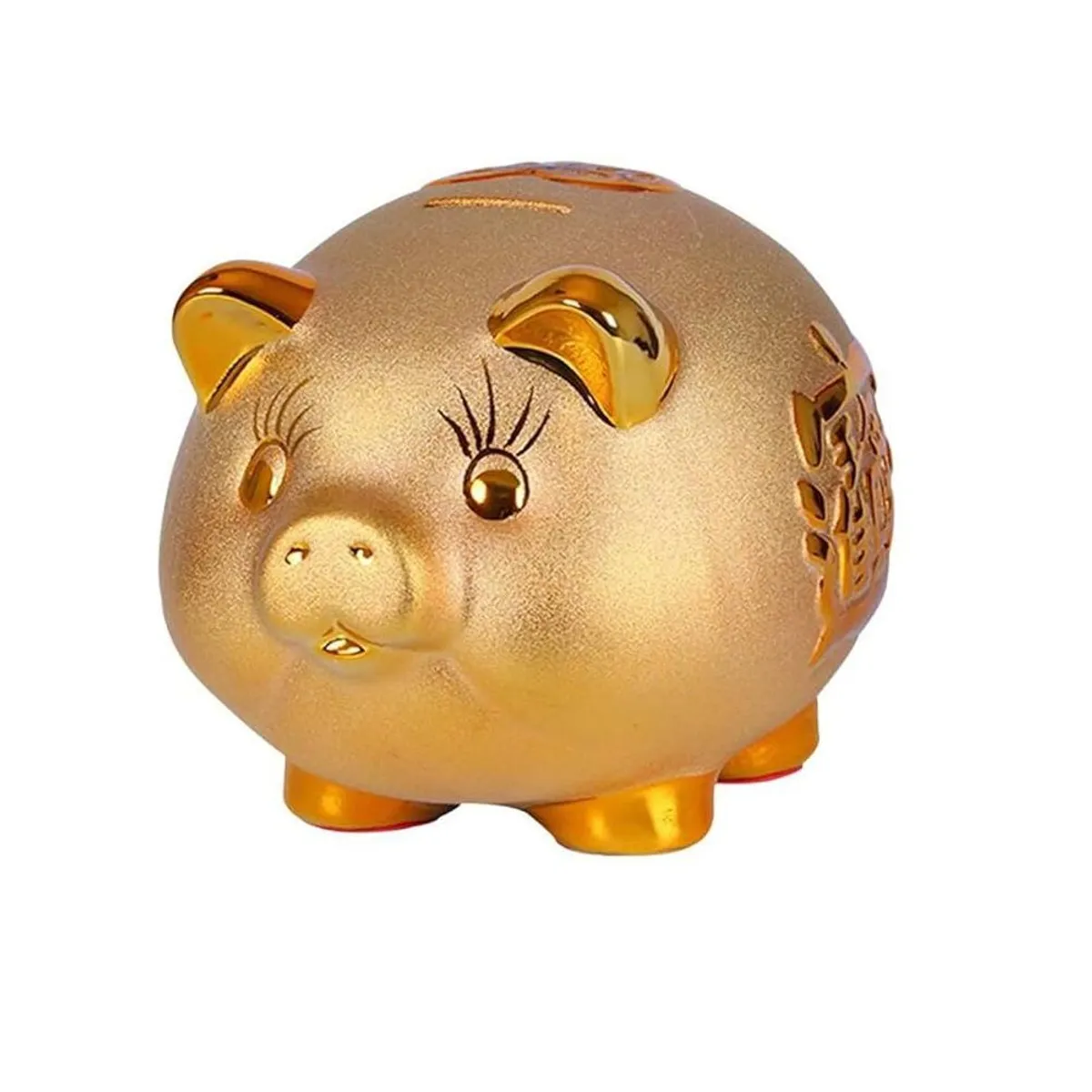 OTTOWARE - ALCANCÍA EN FORMA DE CERDITO DORADO