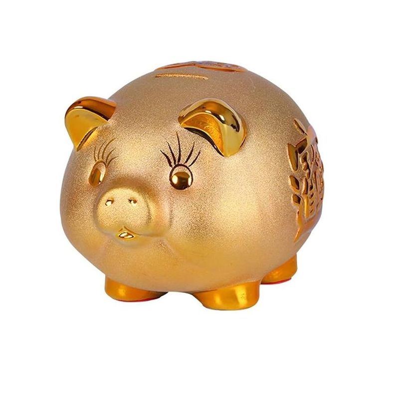 OTTOWARE - ALCANCÍA EN FORMA DE CERDITO DORADO