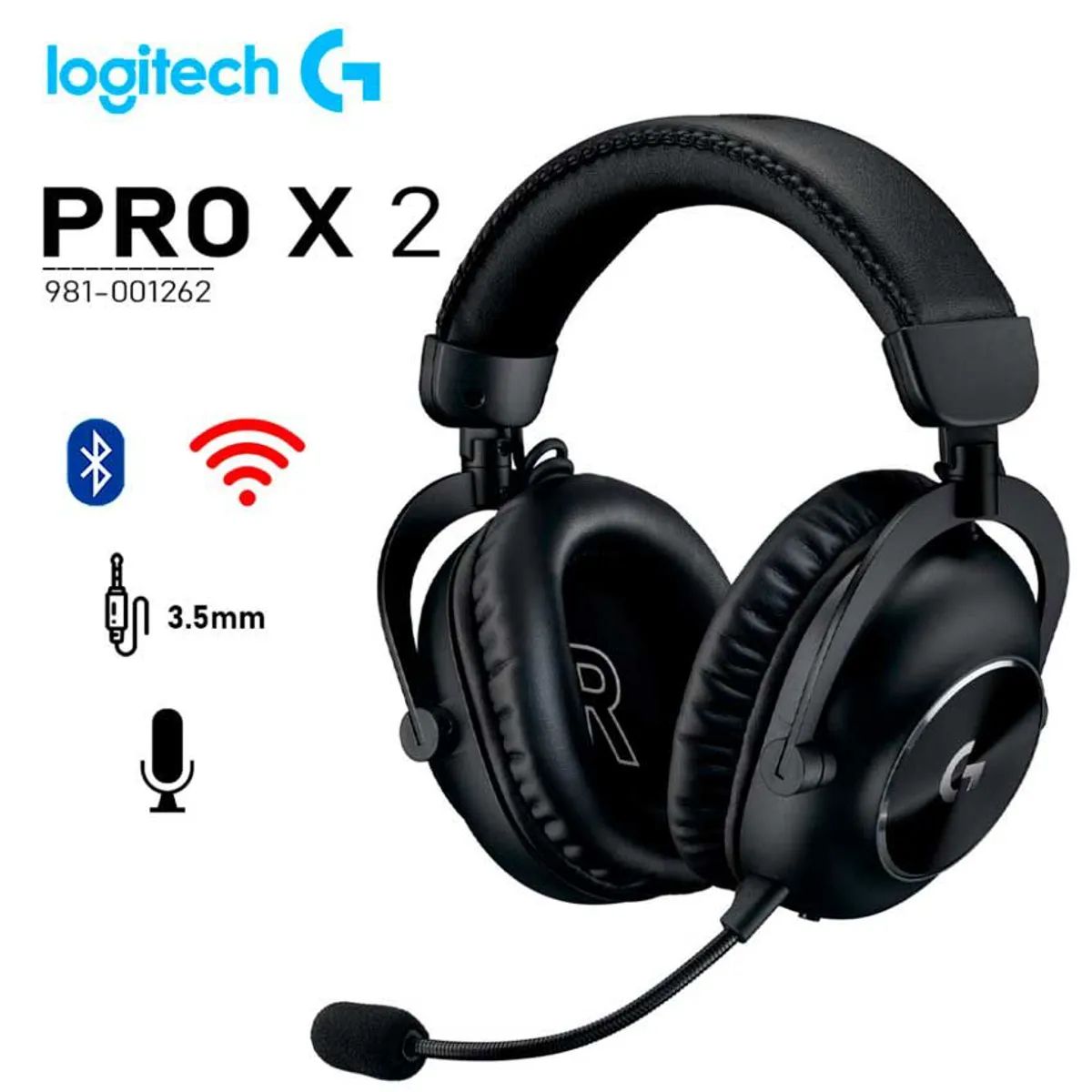 LOGITECH - Logitech G Pro X 2 Lightspeed Audífonos Inalámbricos Alto Rendimiento