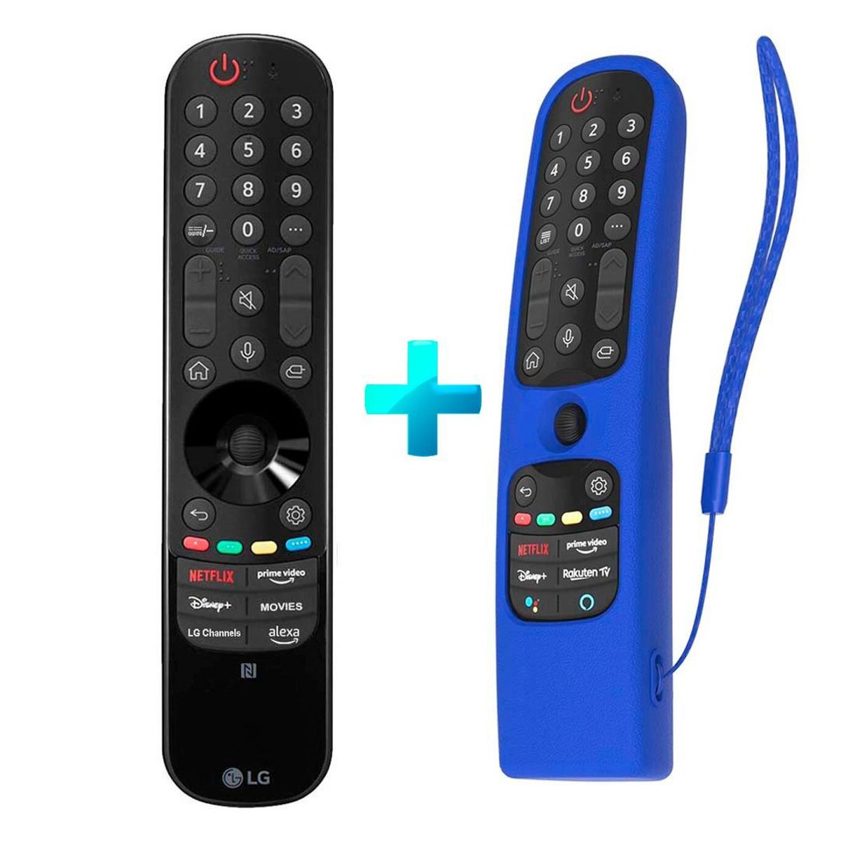 LG - Control Remoto LG Magic MR23GN Modelo 2023 + Funda Azul