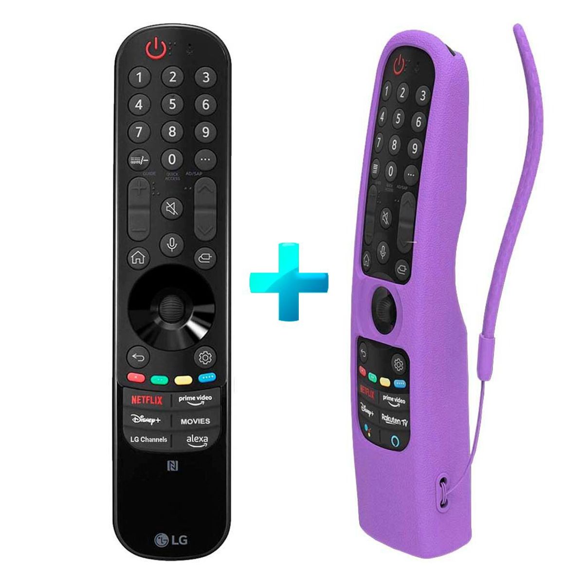LG - Control Remoto LG Magic MR23GN Modelo 2023 + Funda Morada