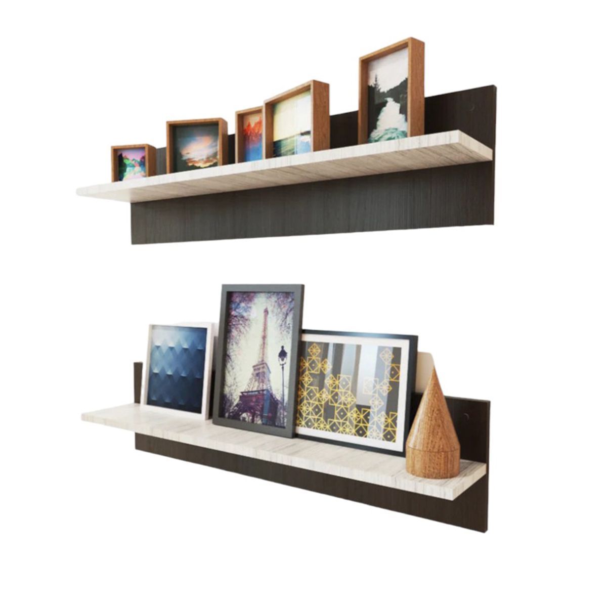 GENERICO - Repisa Estante Decorativa 2 Unid. Modena - Gaudi