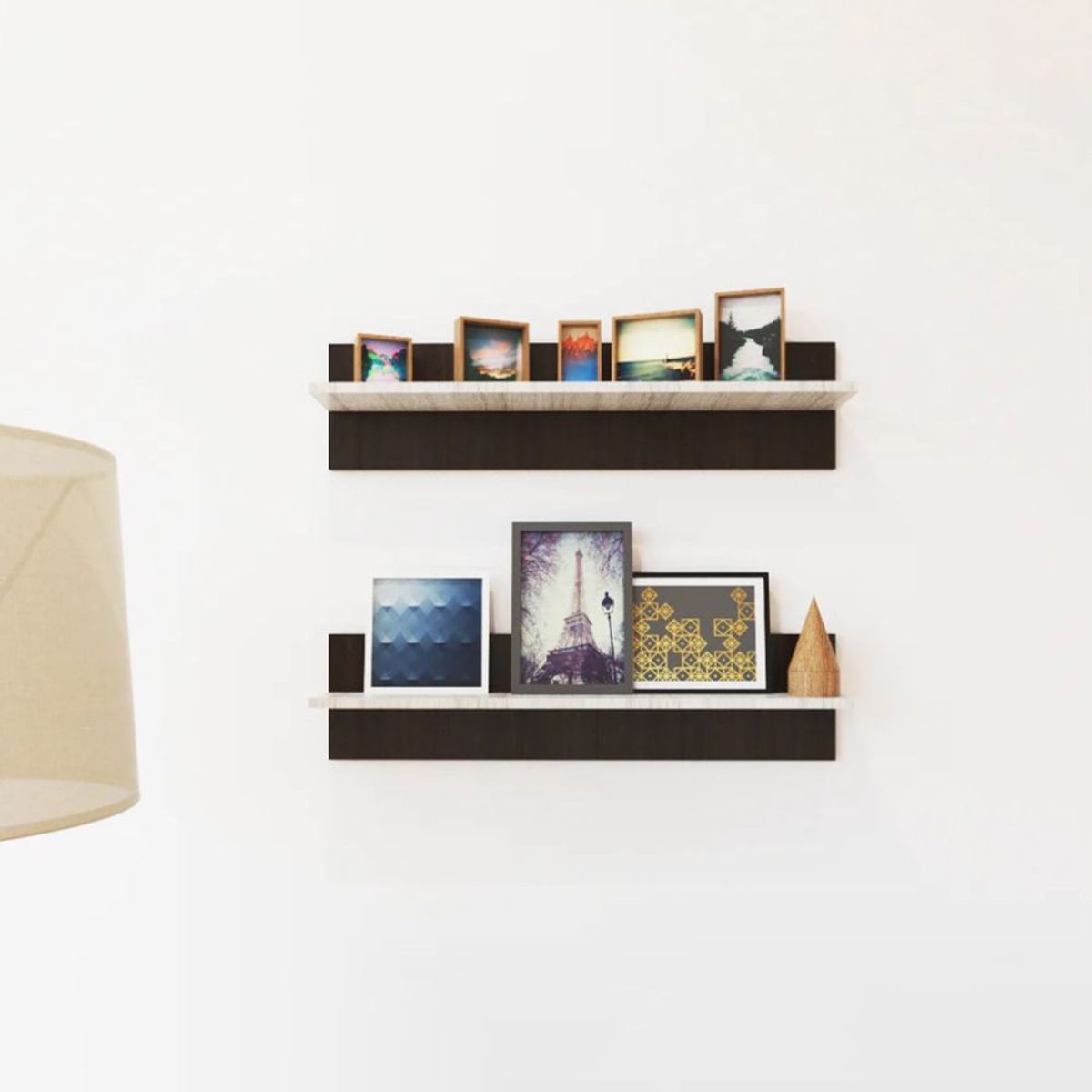 GENERICO - Repisa Estante Decorativa 2 Unid. Modena - Gaudi