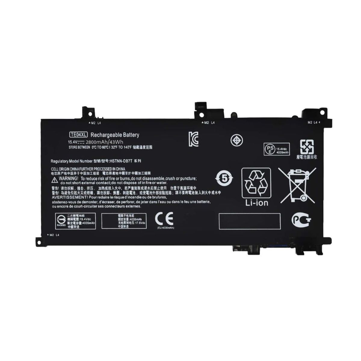 OEM - BATERIA PARA LAPTOP HP.  TE04XL OMEN 15-AX200 Serie. PAVILION 15-BC200