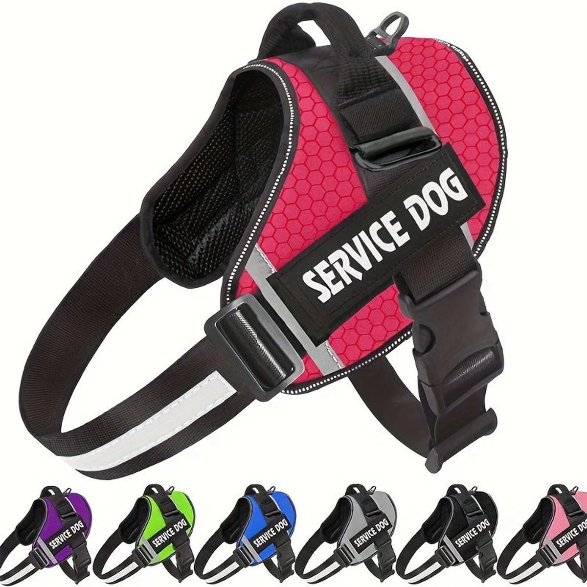 GENERICO - Arnes Pechera para Perro DE LONA T L NEGRO