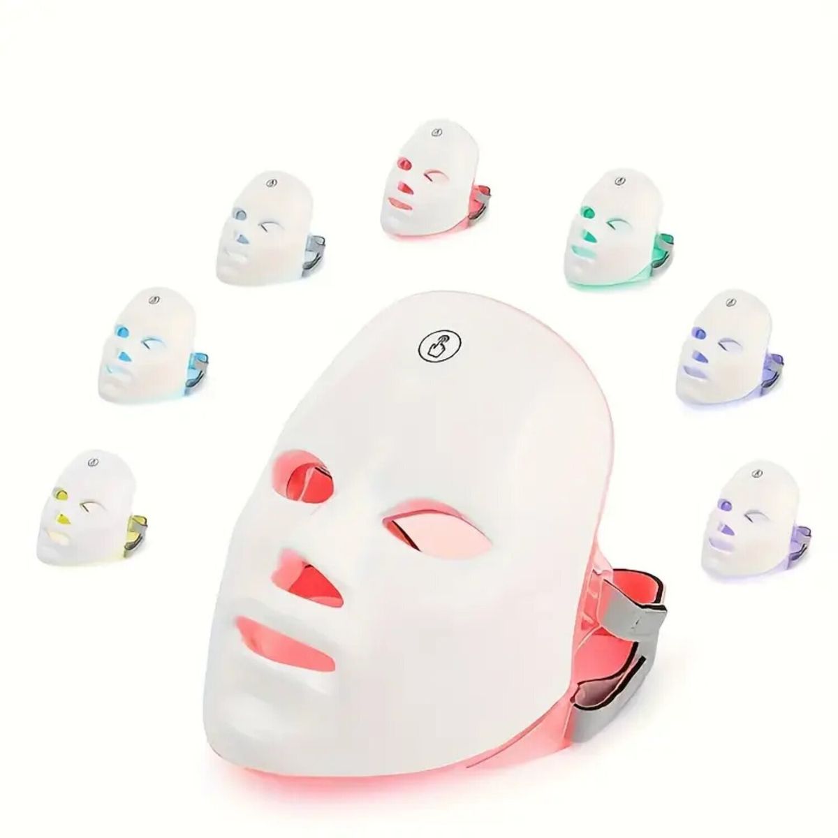 GENERICO - Máscara Facial LED Rejuvenecedora 7 colores