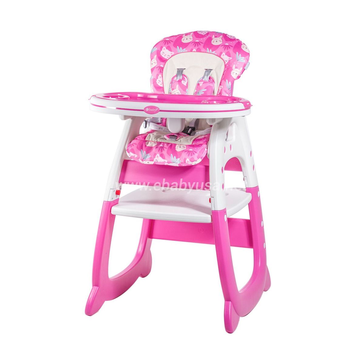 GENERICO - Silla Comedor para Bebé 4en1 Carpeta Escritorio Mesa Mecedor