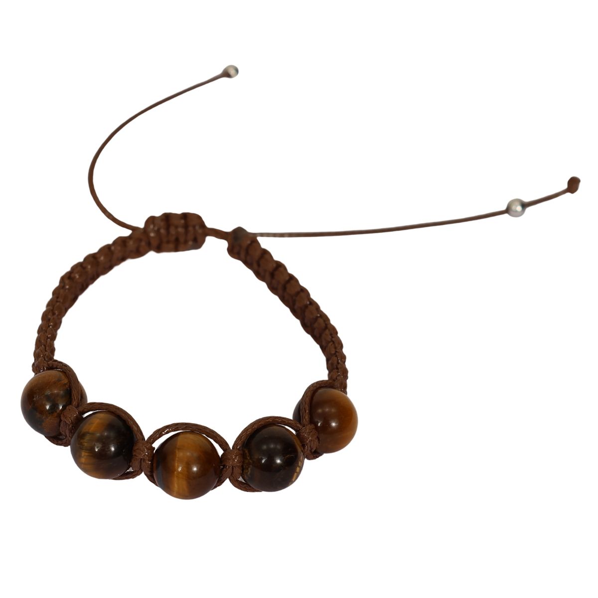 GENERICO - Pulsera Luck Eye piedra natural  Ojo de Tigre Unisex artesanal