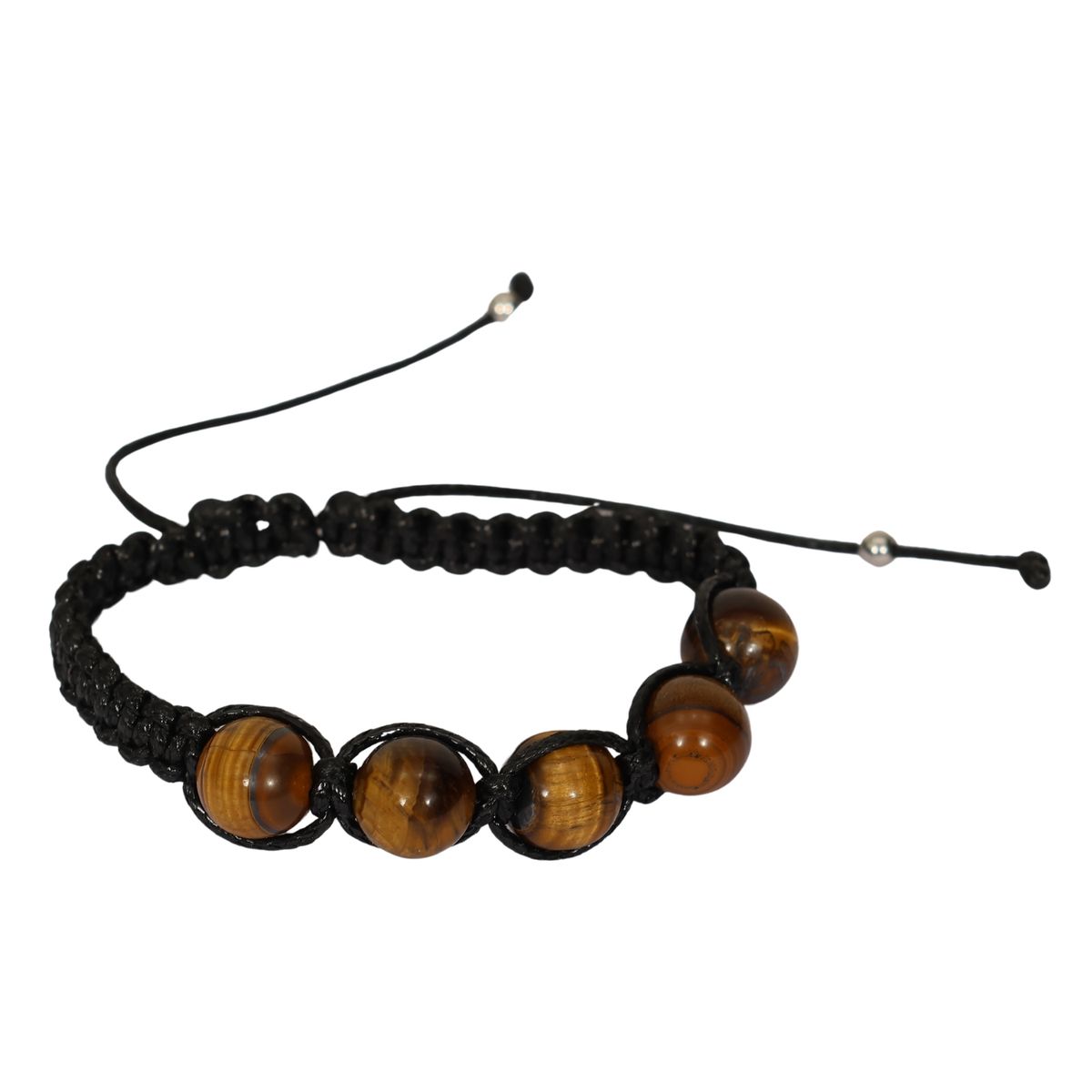 GENERICO - Pulsera Luck Eye piedra natural  Ojo de Tigre Unisex artesanal